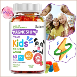 Alternative view of Magnesium Citrate Gummies – Calming, Sleep, Stress, Memory & Focus Support – Vegan Non-GMO Supplement