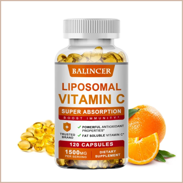Liposomal Vitamin C with Zinc Capsules, 120 Count