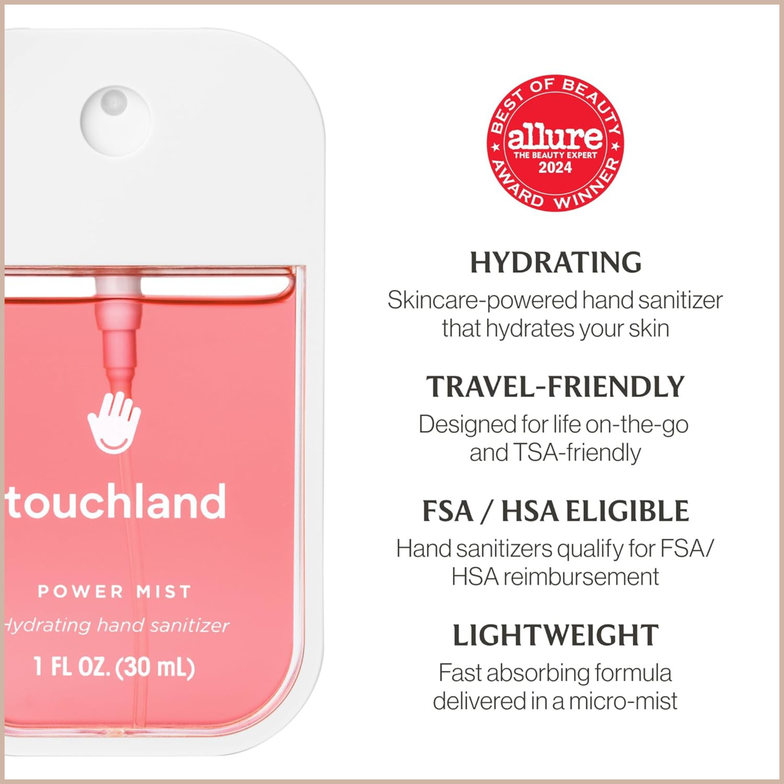 Hand Sanitizer Spray – Juicy Trio Set with Wild Watermelon, Velvet Peach & Berry Bliss – 3 x 1 fl oz Travel Mists - Image 3