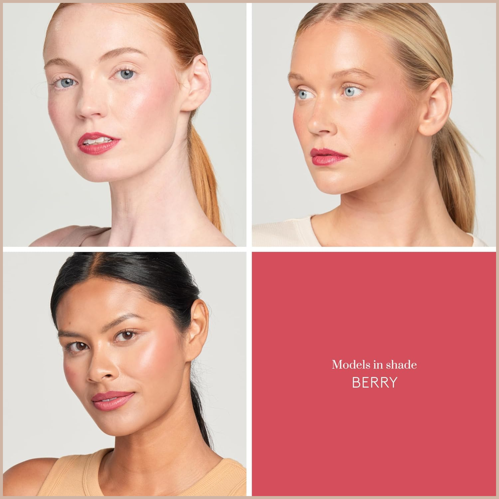 Sunforgettable Total Protection Color Balm SPF 50 – Mineral Broad Spectrum Lip & Cheek Balm with Buildable Color – Berry - Image 3