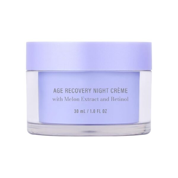 Meaningful Beauty Age Recovery Night Crème with Retinol – Overnight Anti-Aging Moisturizer with Melon Extract & Hexapeptide-9