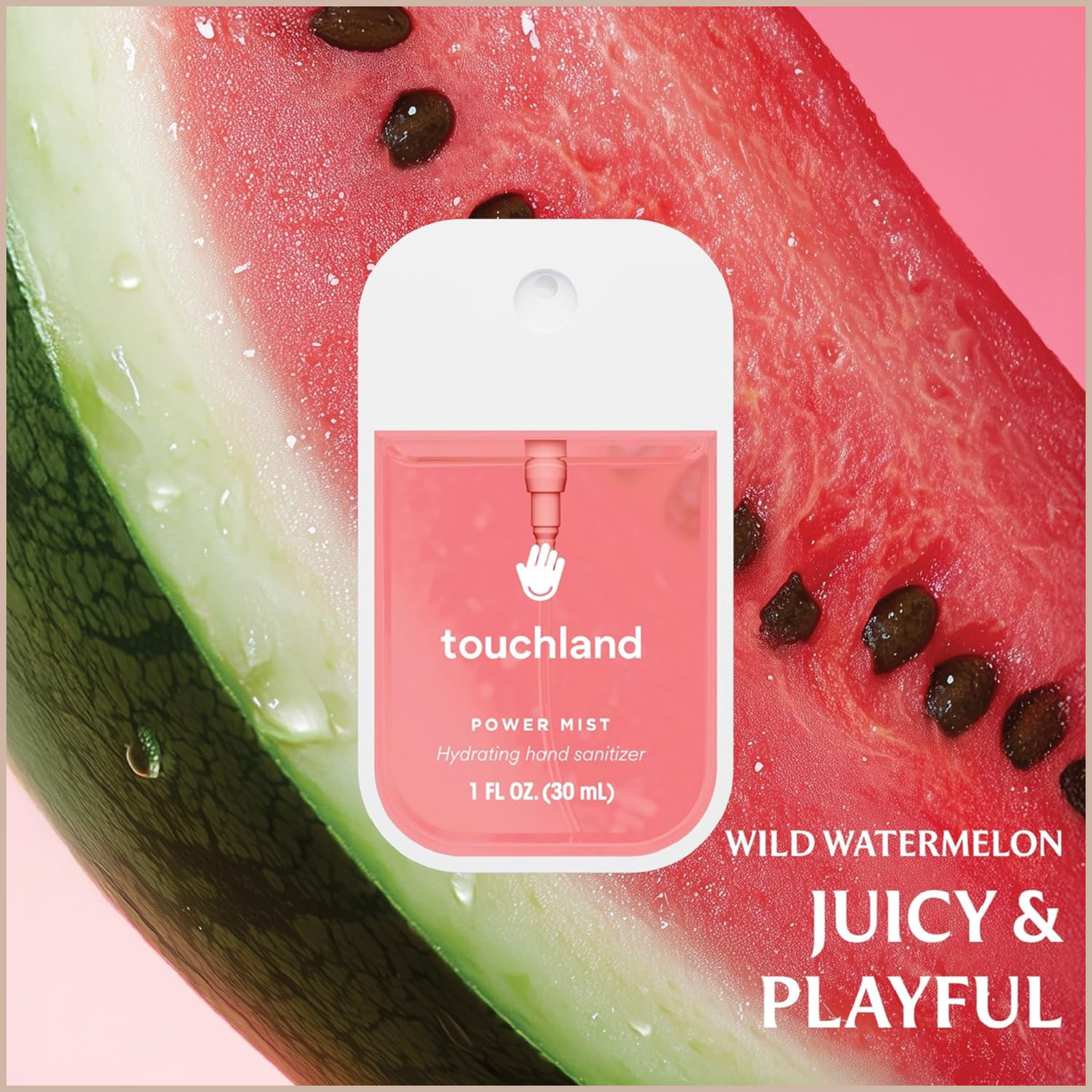 Hand Sanitizer Spray – Juicy Trio Set with Wild Watermelon, Velvet Peach & Berry Bliss – 3 x 1 fl oz Travel Mists - Image 4