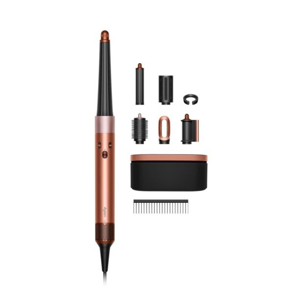 Airwrap i.d.™ Multi-Styler and Dryer – Bluetooth Connected 6-in-1 Hair Styler for Straight & Wavy Hair – Amber Silk