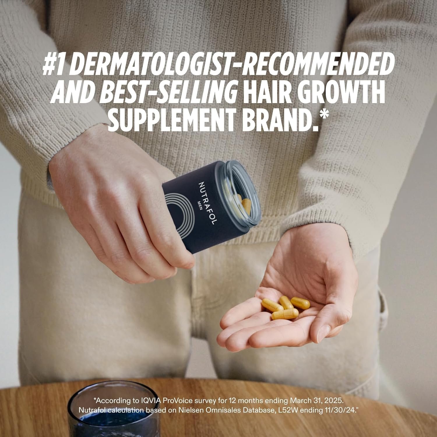 Nutrafol Men’s Hair Growth Supplements – 1-Month Supply for Visibly Thicker Hair & Improved Scalp Coverage - Image 2
