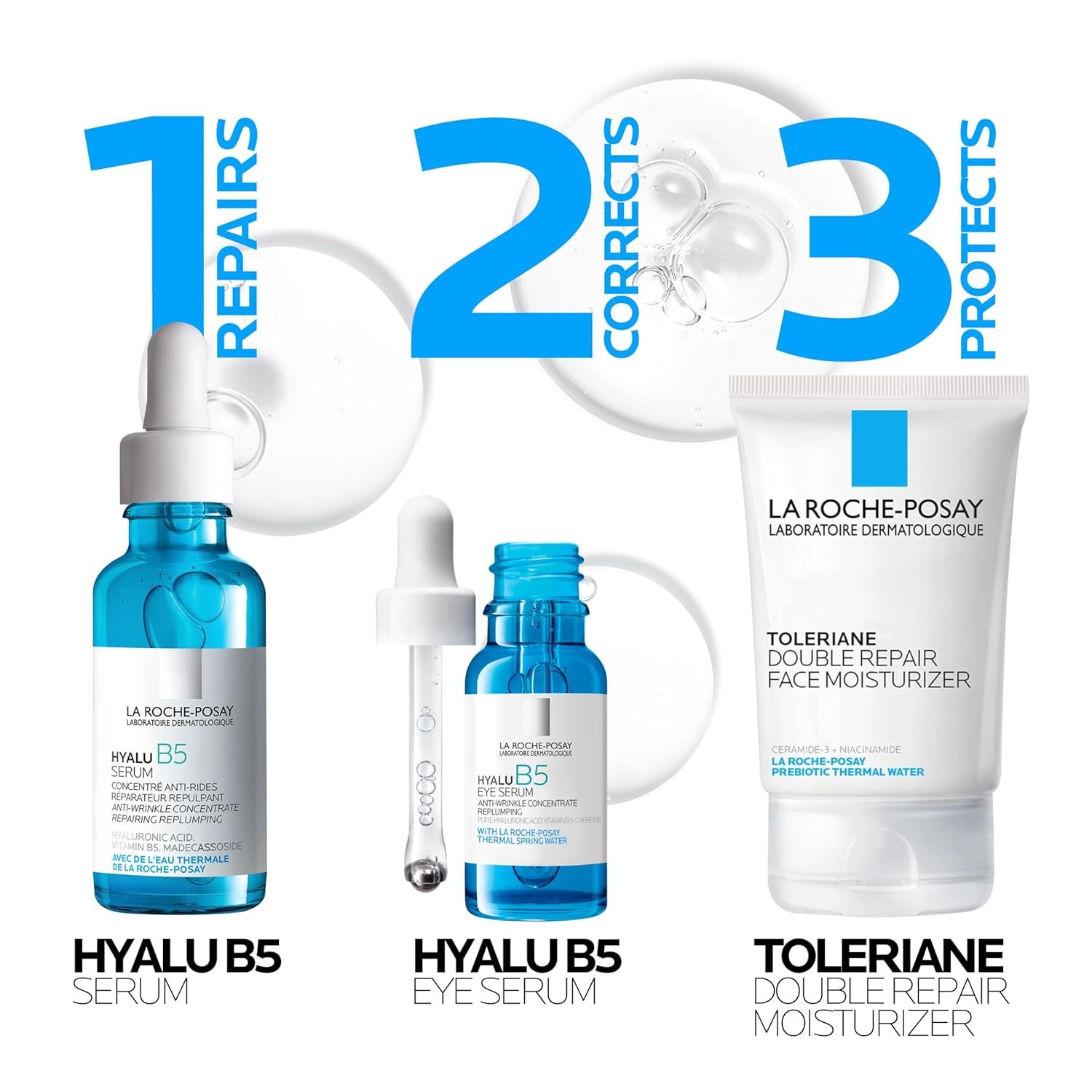 Hyalu B5 Eye Serum with Hyaluronic Acid & Caffeine – Hydrating Under-Eye Serum for Dark Circles, Puffiness & Wrinkles with Cooling Roller Applicator - Image 8
