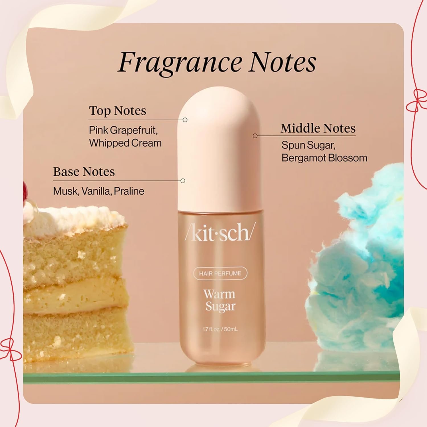 Kitsch Hair Perfume for Women Set (2 x 50mL) – Warm Sugar & Oak + Amber Hair & Body Mist, Odor-Eliminating Hair Fragrance Spray, Long-Lasting Fresh Scent, Vegan & Cruelty-Free - Image 9