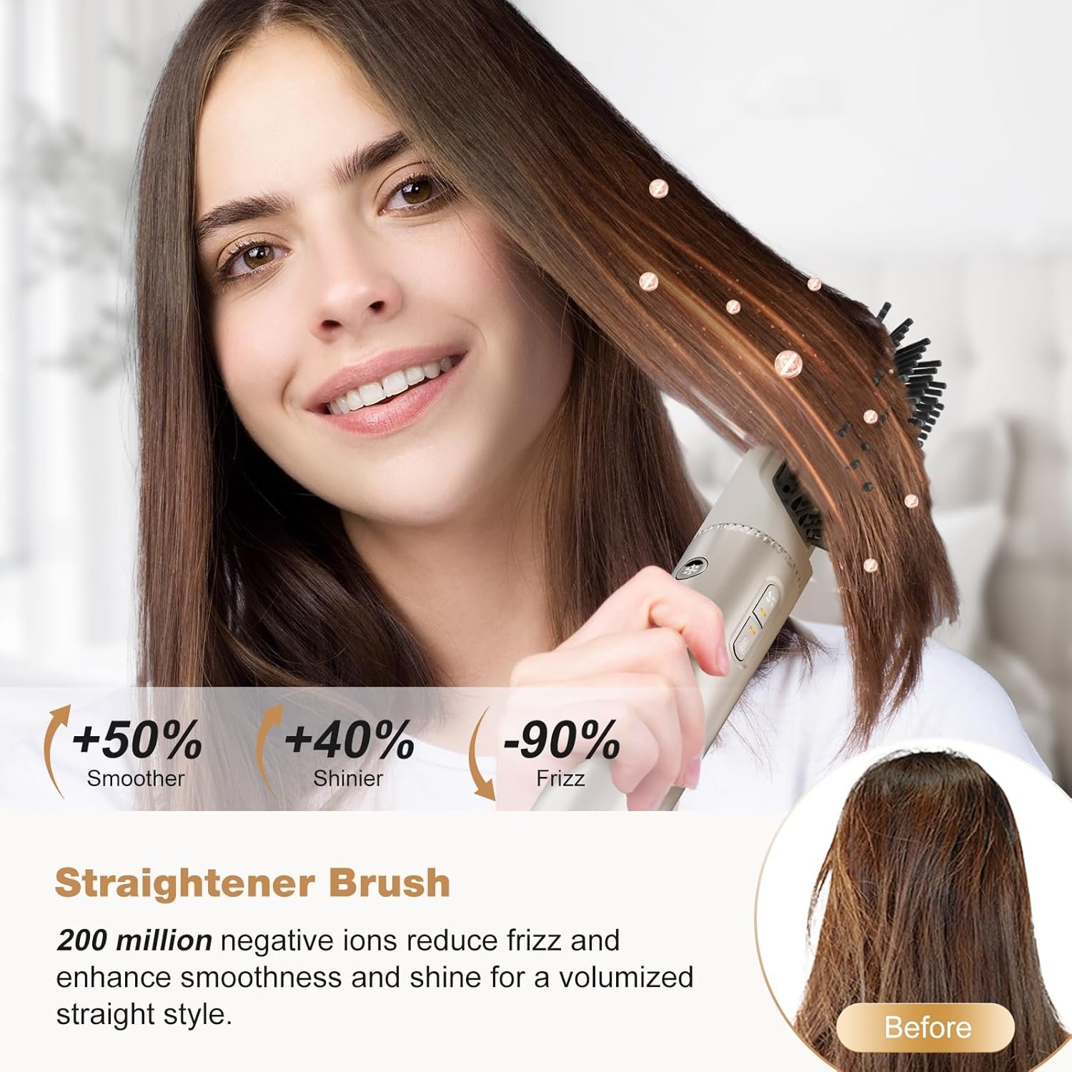 7MAGIC 7-in-1 Hot Air Styler – High-Speed Hair Dryer, Auto-Wrap Curler & Multi-Styler with Travel Case – Champagne Gold - Image 4
