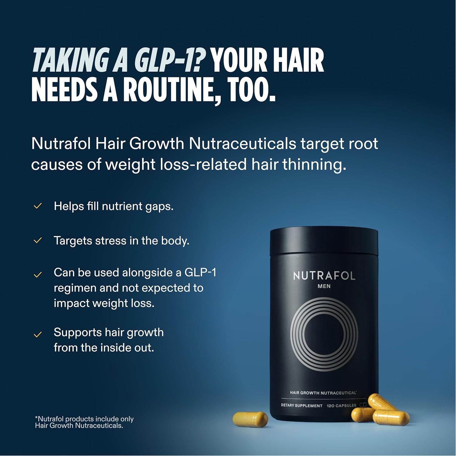 Nutrafol Men’s Hair Growth Supplements – 1-Month Supply for Visibly Thicker Hair & Improved Scalp Coverage - Image 10