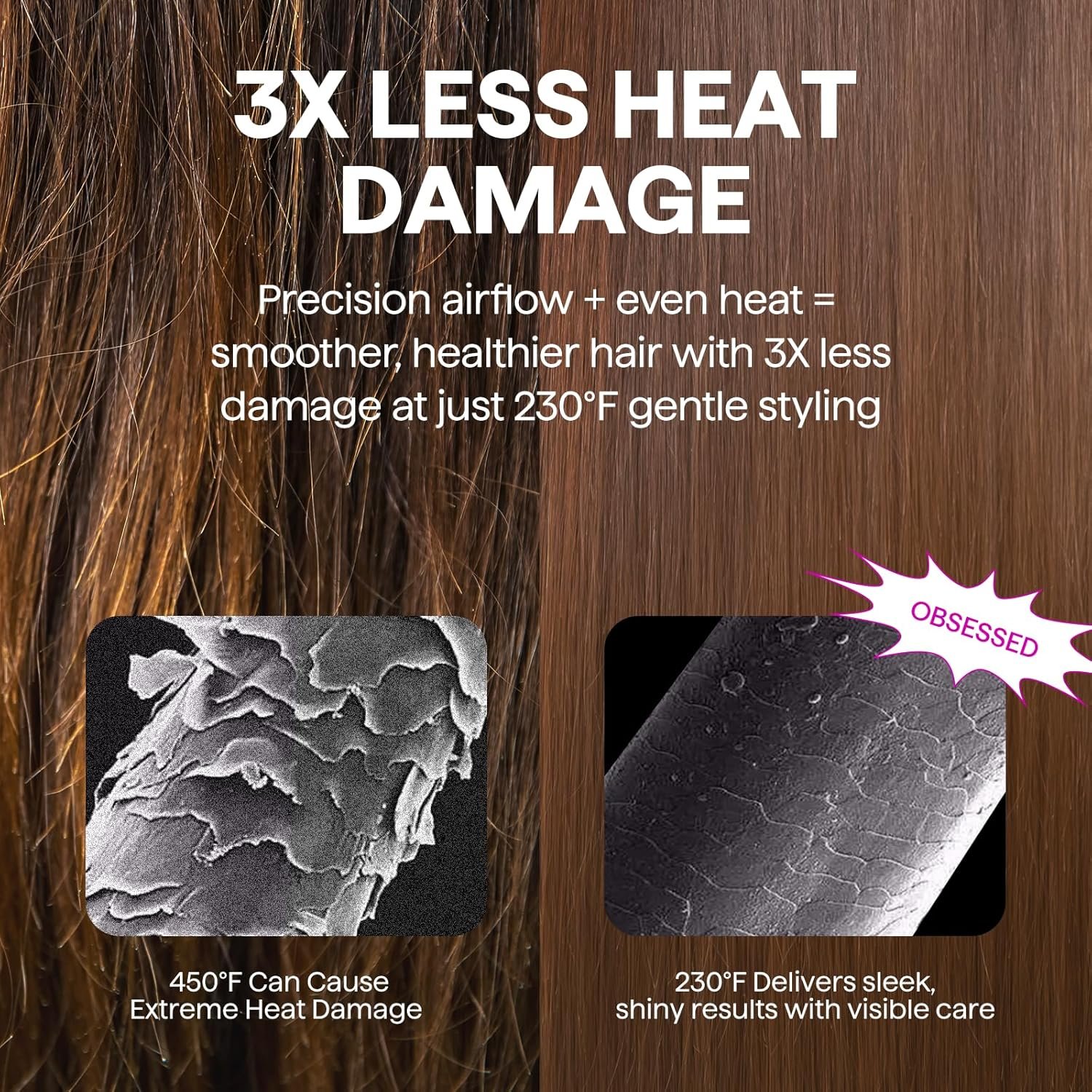 Wavytalk Air Sculpt 5-in-1 Hot Air Brush Set – Blow Dryer Brush, Volumizer, Diffuser & Multi Hair Styler – Pink - Image 6