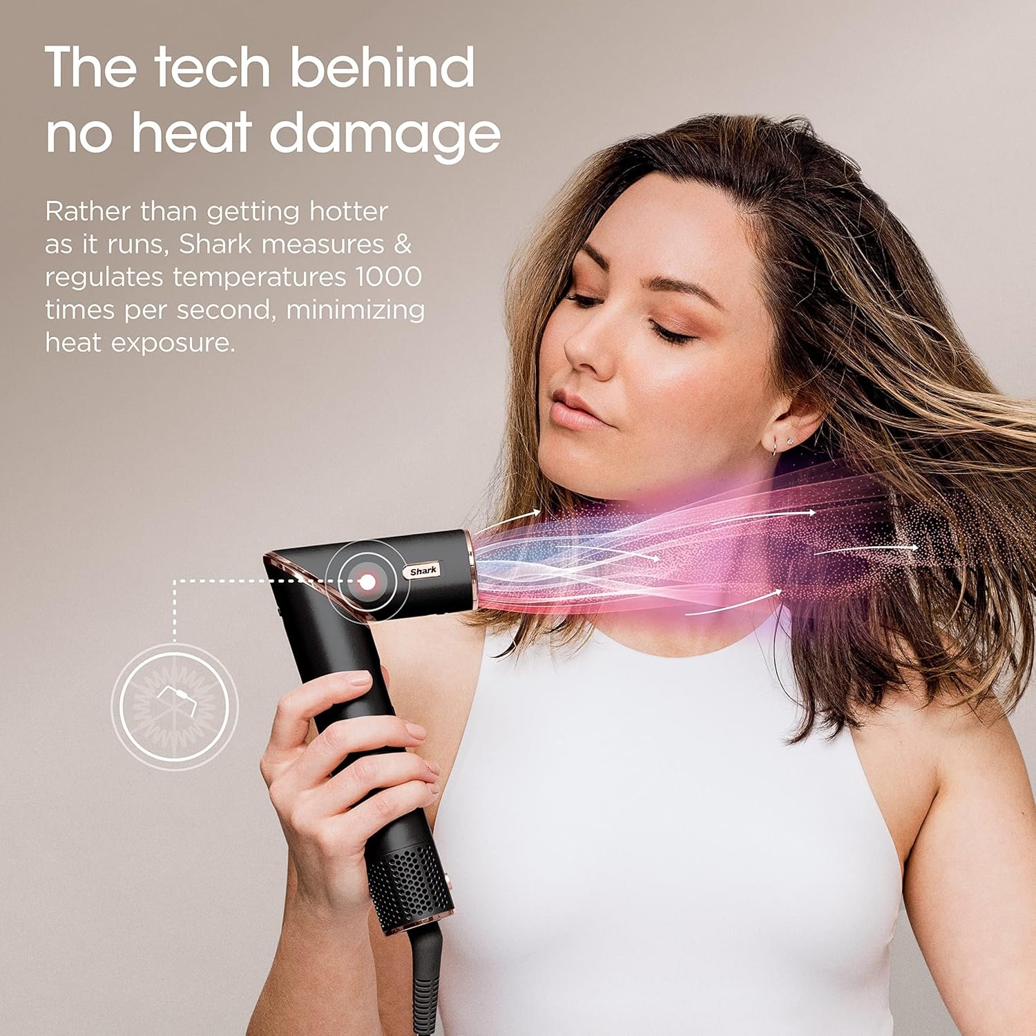 FlexStyle Hair Styling System – Portable Hair Dryer, Curler, Volumizer & Blow Dryer Brush with 6 Styling Tools – Black / HD440BK - Image 11