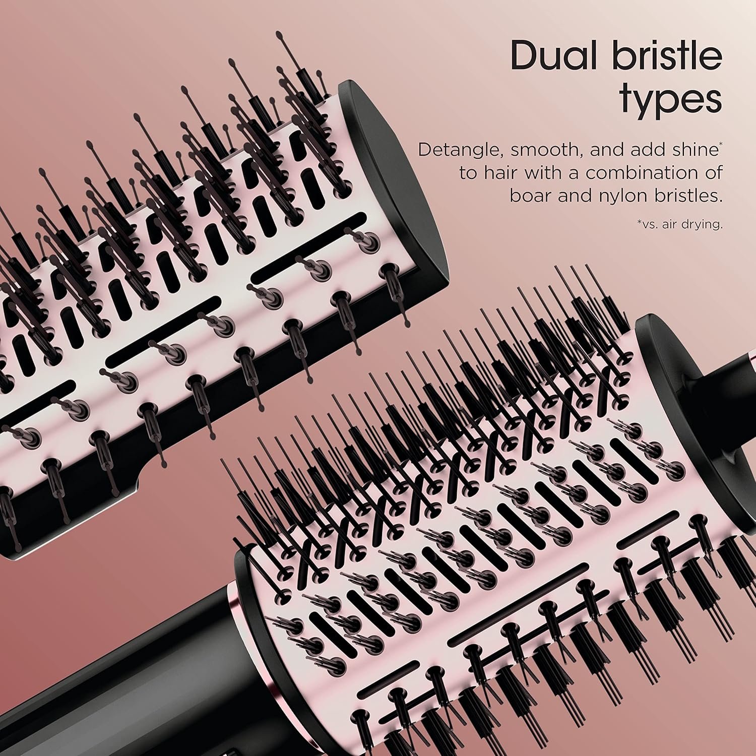 FlexStyle Hair Styling System – Portable Hair Dryer, Curler, Volumizer & Blow Dryer Brush with 6 Styling Tools – Black / HD440BK - Image 10
