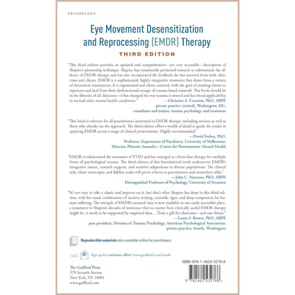 EMDR Therapy – Eye Movement Desensitization & Reprocessing Clinical Guide, Trauma Treatment Manual & Evidence-Based Protocols