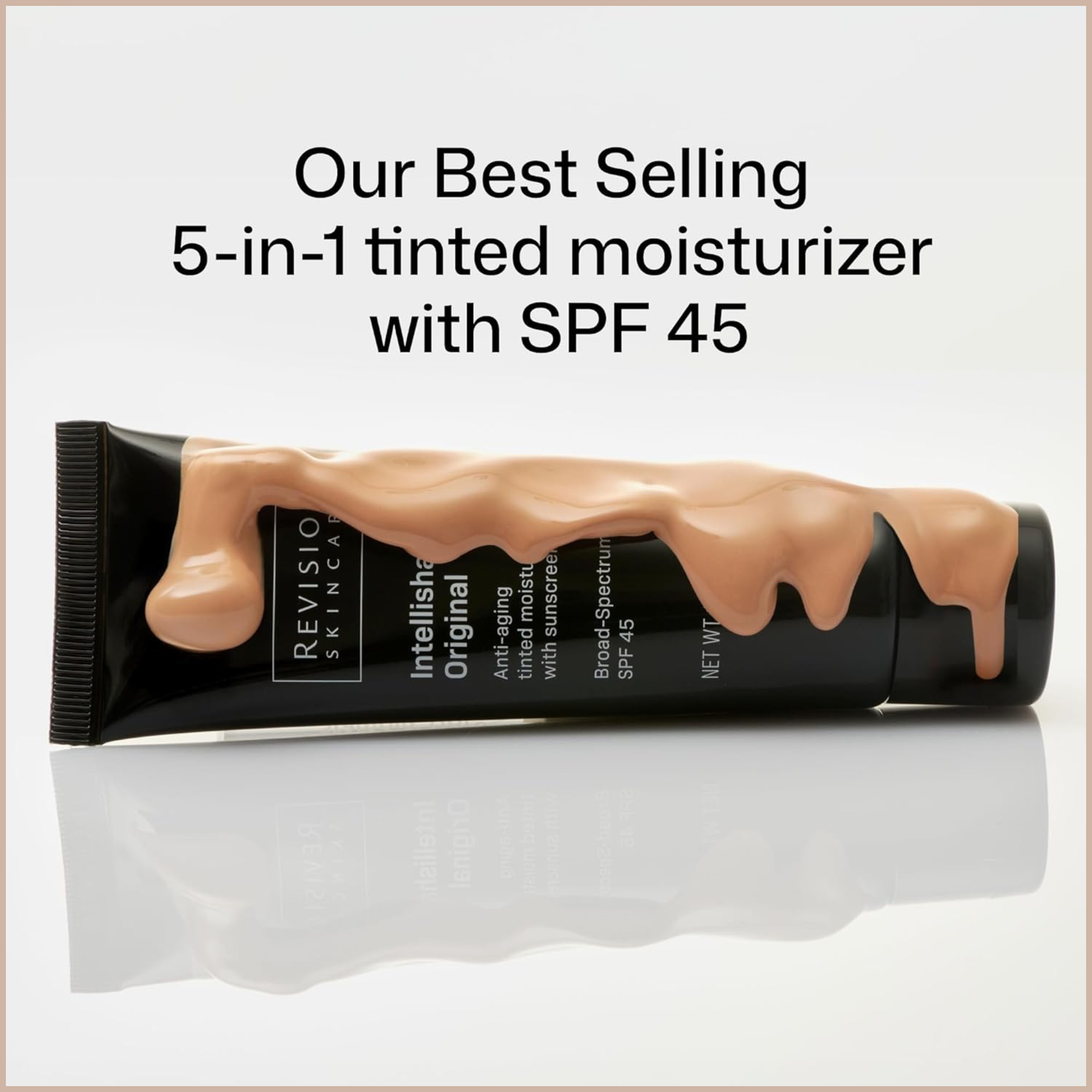 Tinted Face Moisturizer SPF 45 with Peptides & Vitamin C for Anti-Aging, Brightening & Hydration - Image 2