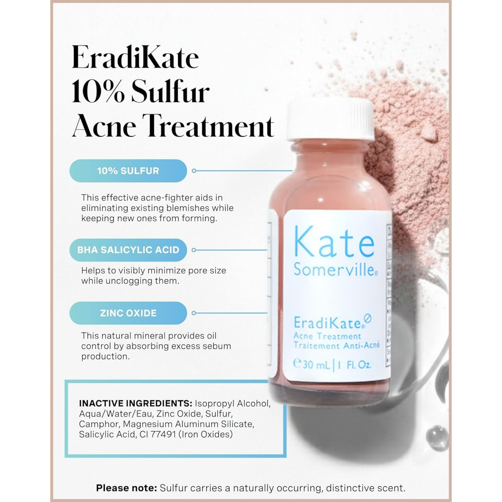 Rapid Acne Spot Treatment with Sulfur & Salicylic Acid for Breakout Reduction - Image 3