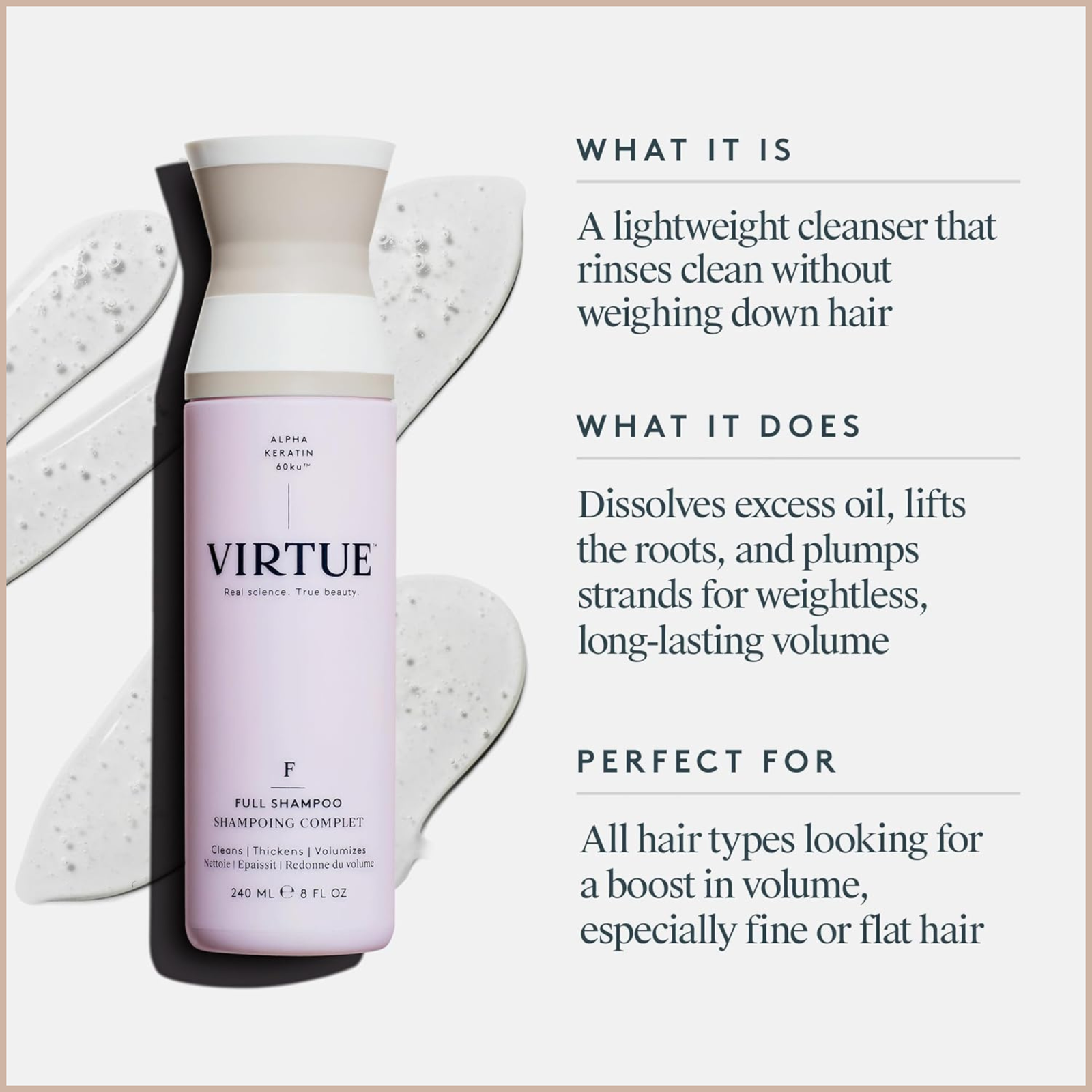 Volumizing Shampoo for Fine Hair – Lightweight Formula for Fuller, Thicker-Looking Hair - Image 2