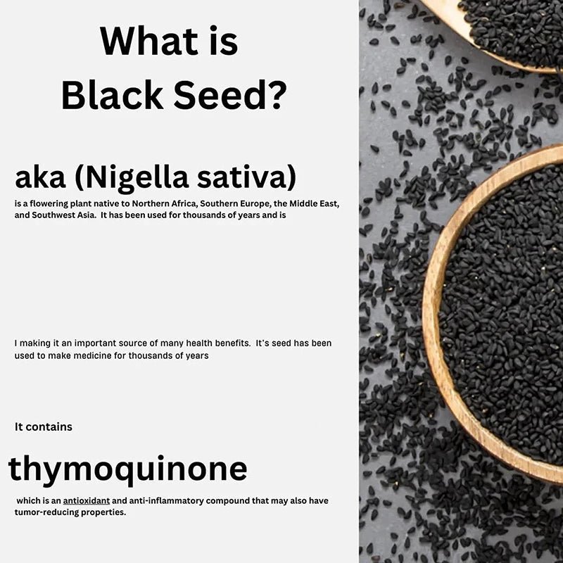 Black Seed Oil Wellness Support Capsules, 60 Count - Image 2