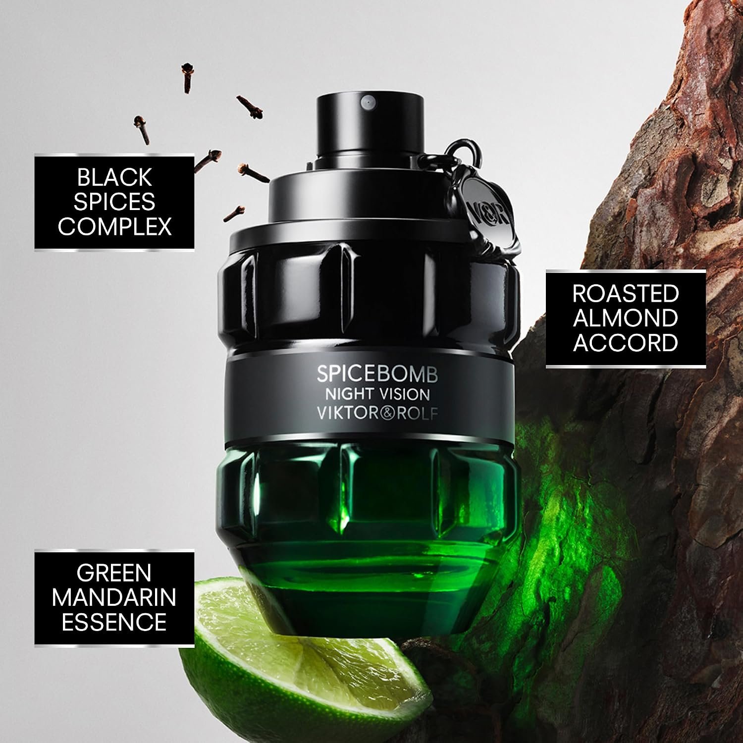 Viktor&Rolf Spicebomb Night Vision Eau de Toilette for Men – Fresh Spicy Fragrance, 90 ml - Image 2
