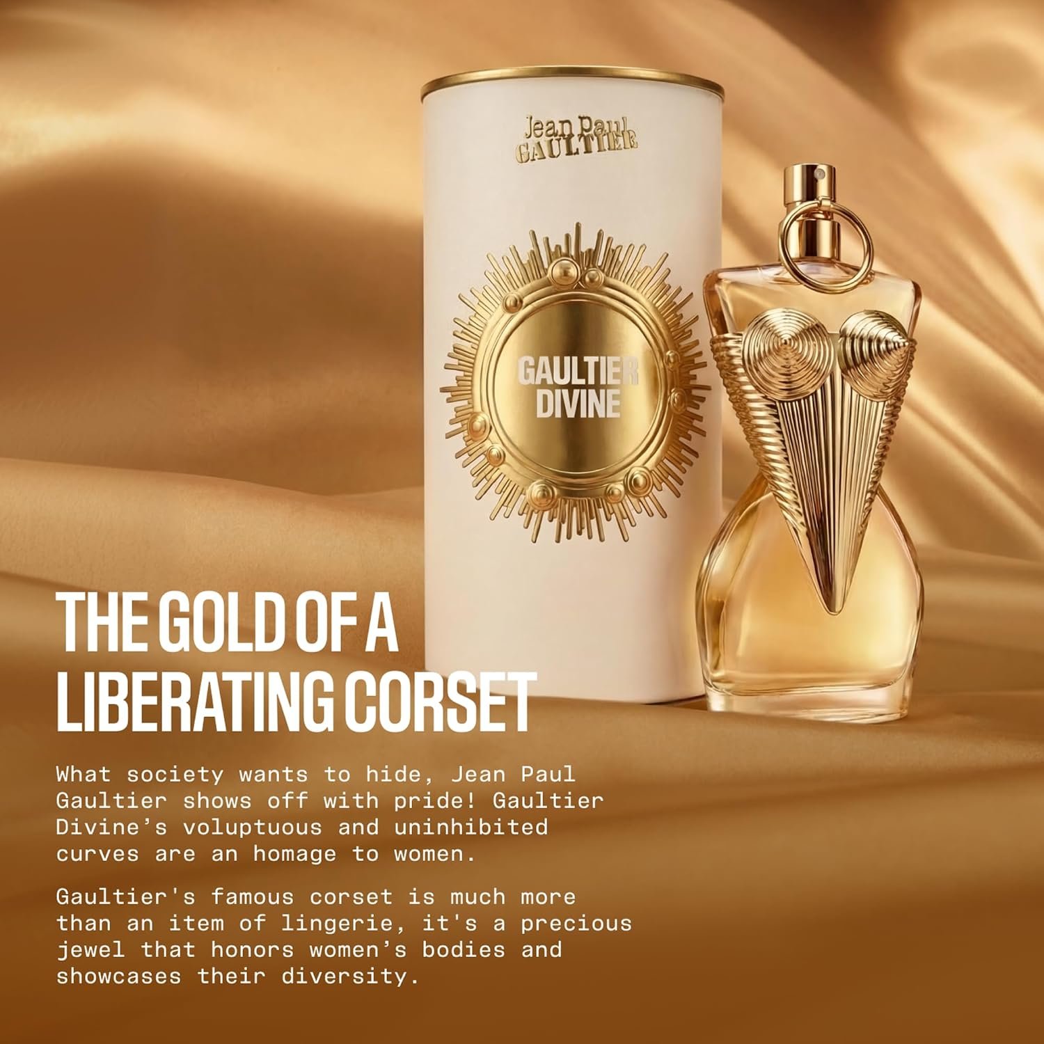 Divine Eau de Parfum for Women – Salty Floral Gourmand Fragrance, 3.4 fl oz - Image 3