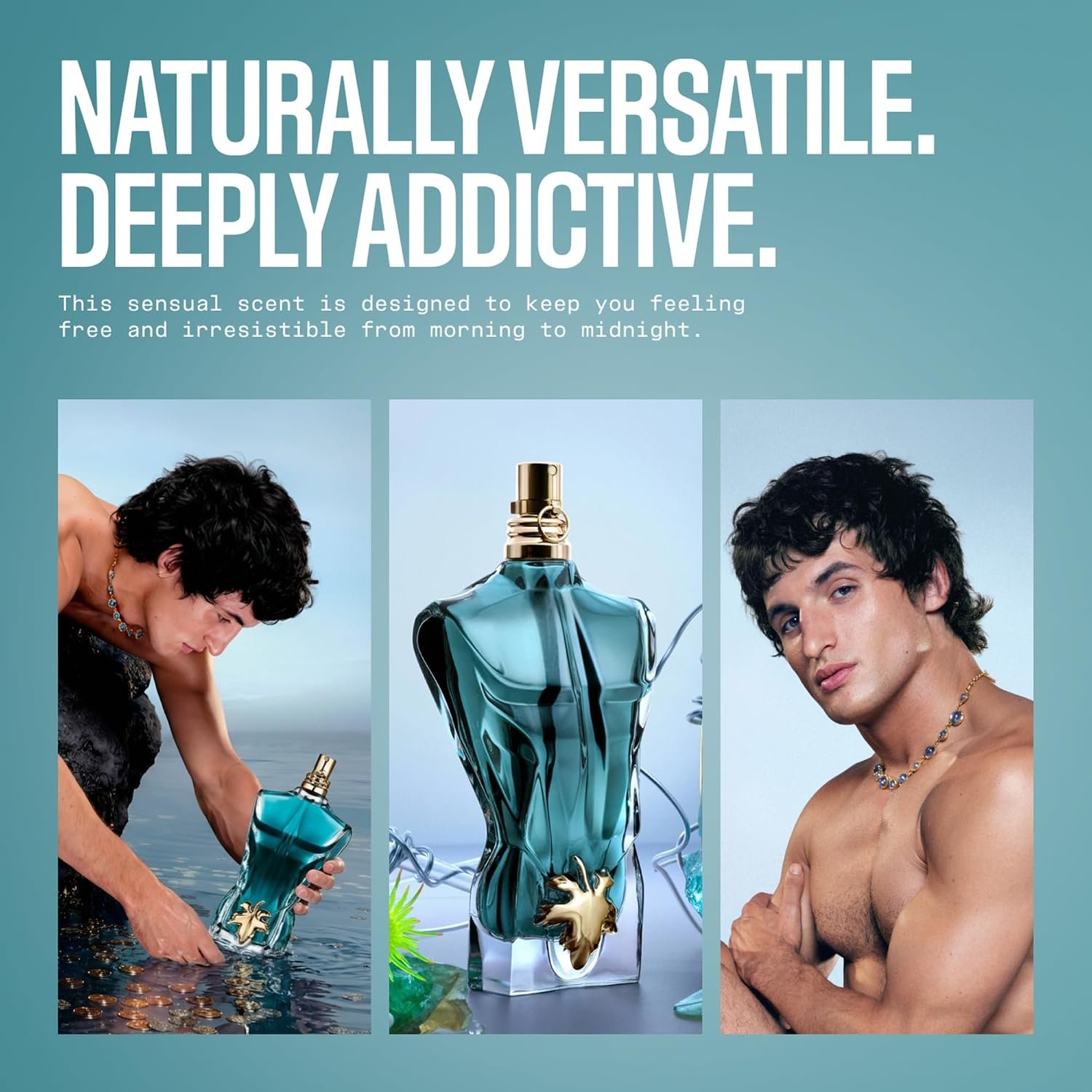 Jean Paul Gaultier Le Beau Eau de Toilette for Men – Woody Fragrance, 2.5 fl oz - Image 6