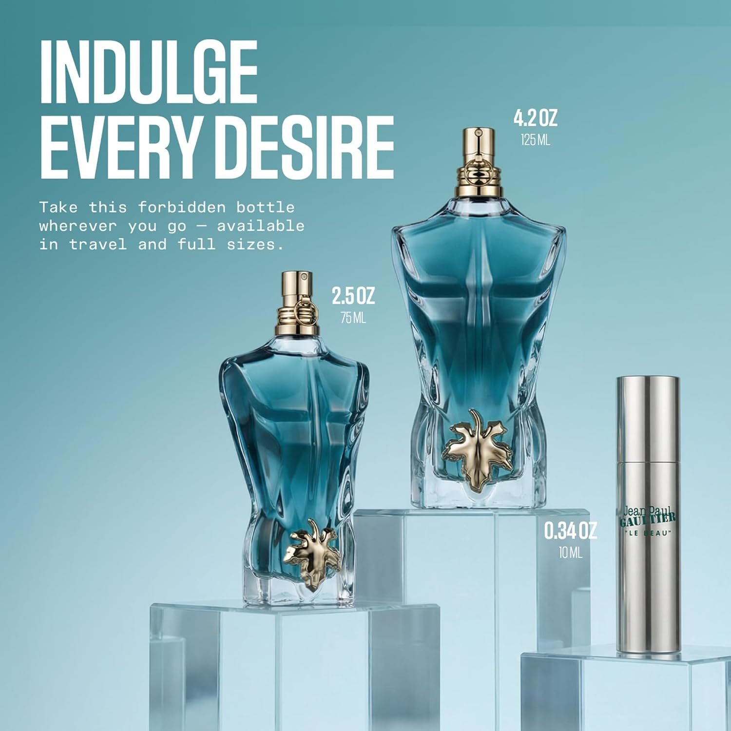 Jean Paul Gaultier Le Beau Eau de Toilette for Men – Woody Fragrance, 2.5 fl oz - Image 7
