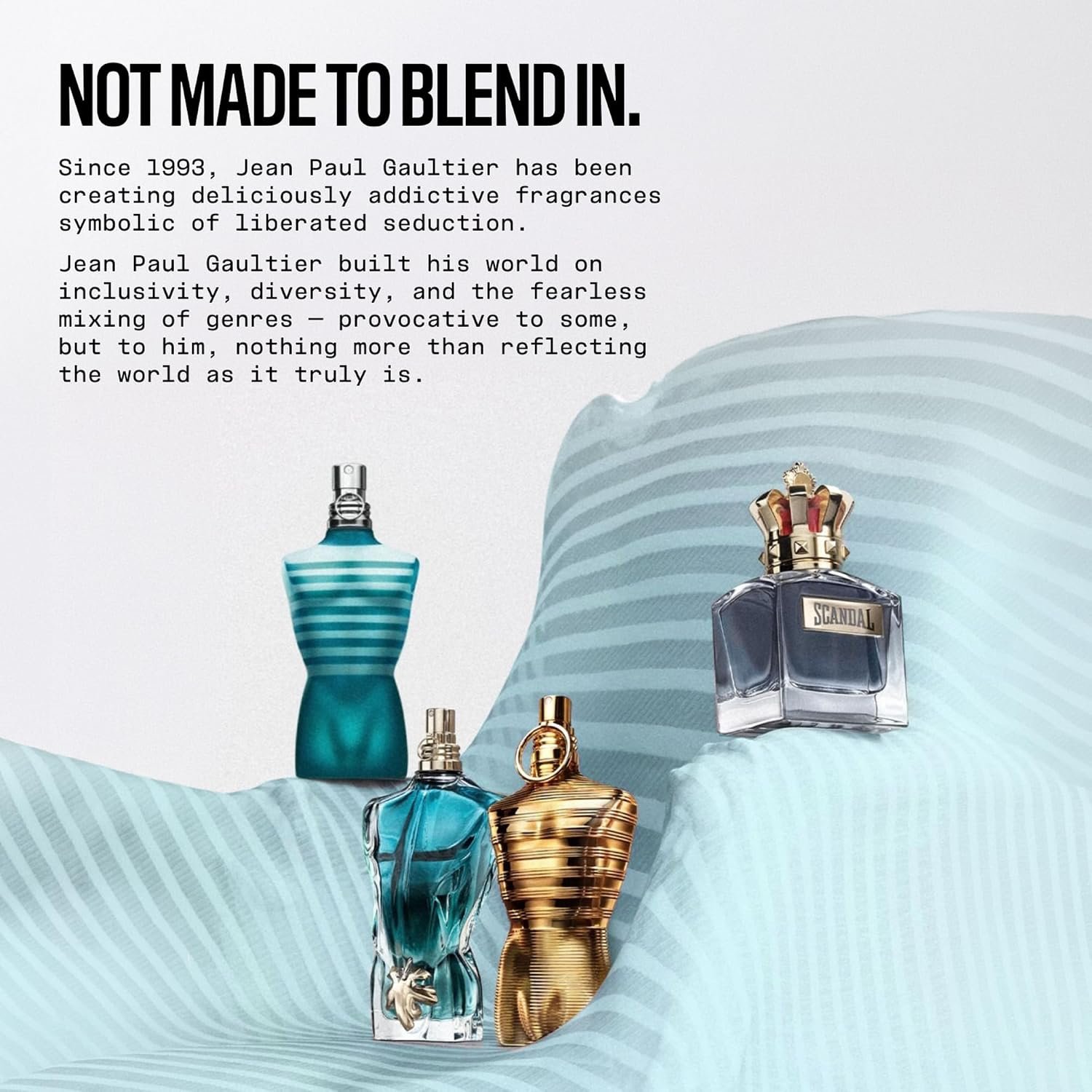 Jean Paul Gaultier Le Beau Eau de Toilette for Men – Woody Fragrance, 2.5 fl oz - Image 9